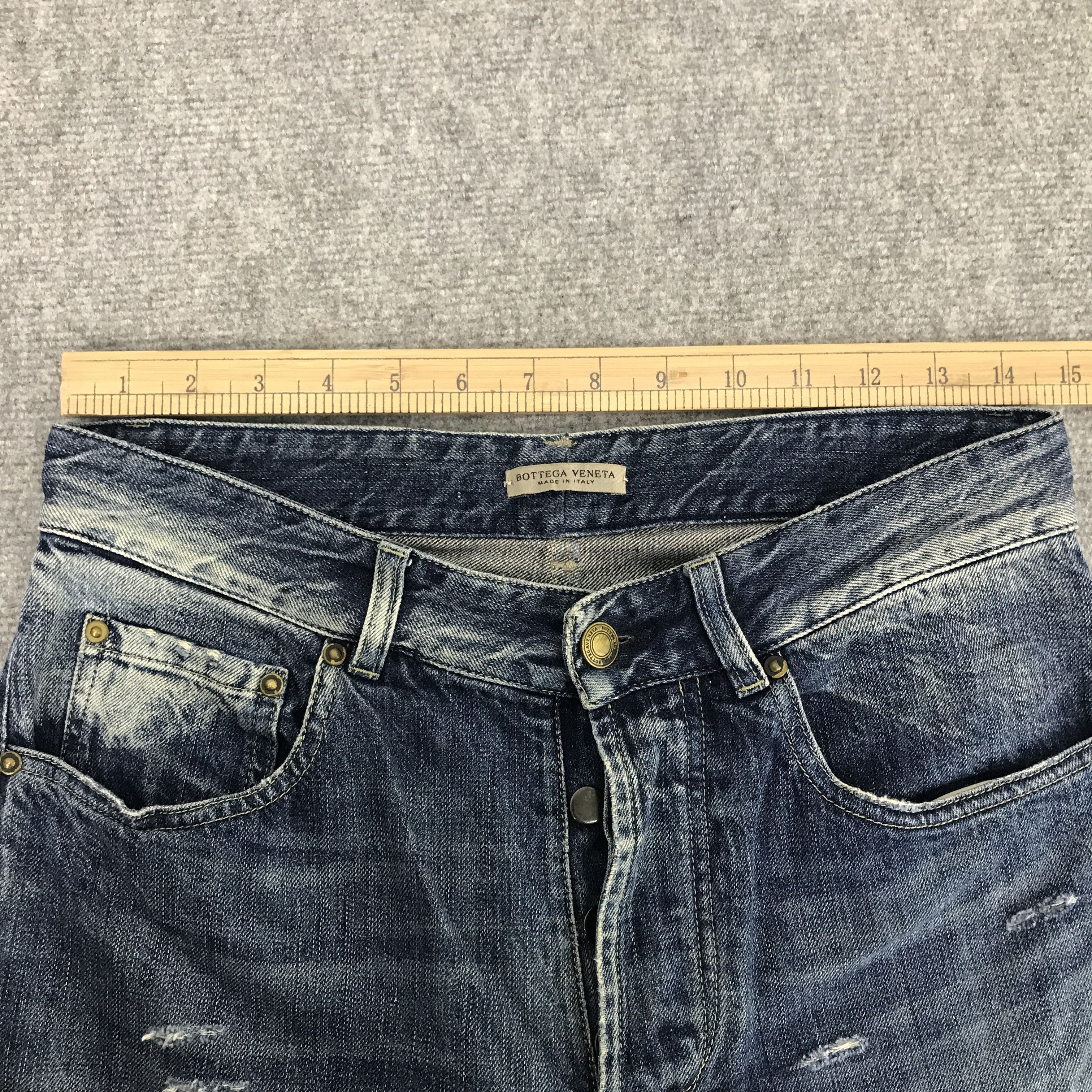 Bottega Veneta × Vintage RARE🔥Bottega veneta distressed Style jeans pants Size US 29 - 7 Thumbnail