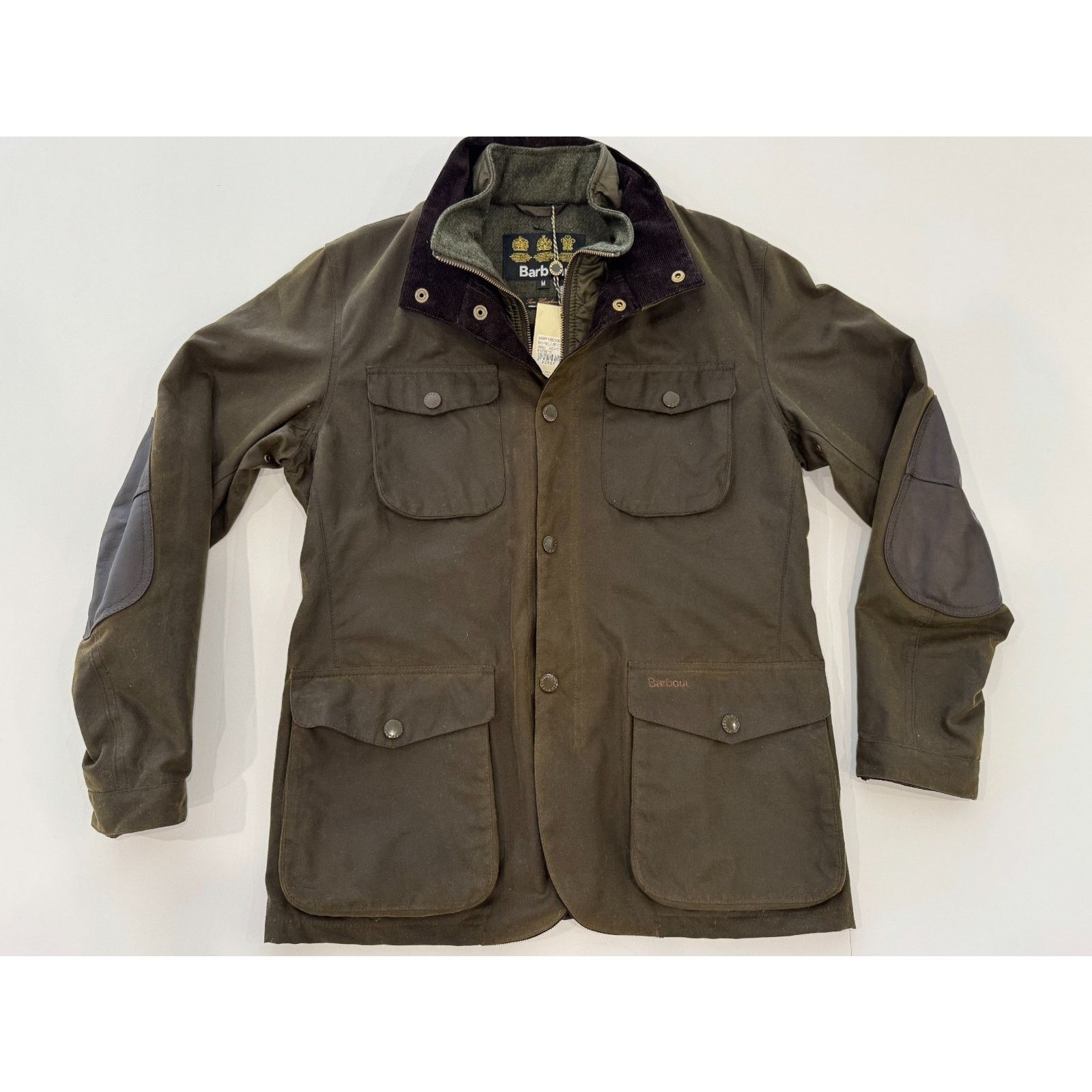 Barbour NWT Barbour Olive Green Ogston Wax leather Jacket Men's M Size US M / EU 48-50 / 2 - 3 Thumbnail