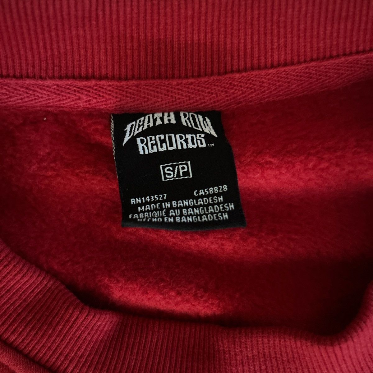 Death Row Records Death Row records, pullover sweatshirt Size US S / EU 44-46 / 1 - 3 Thumbnail