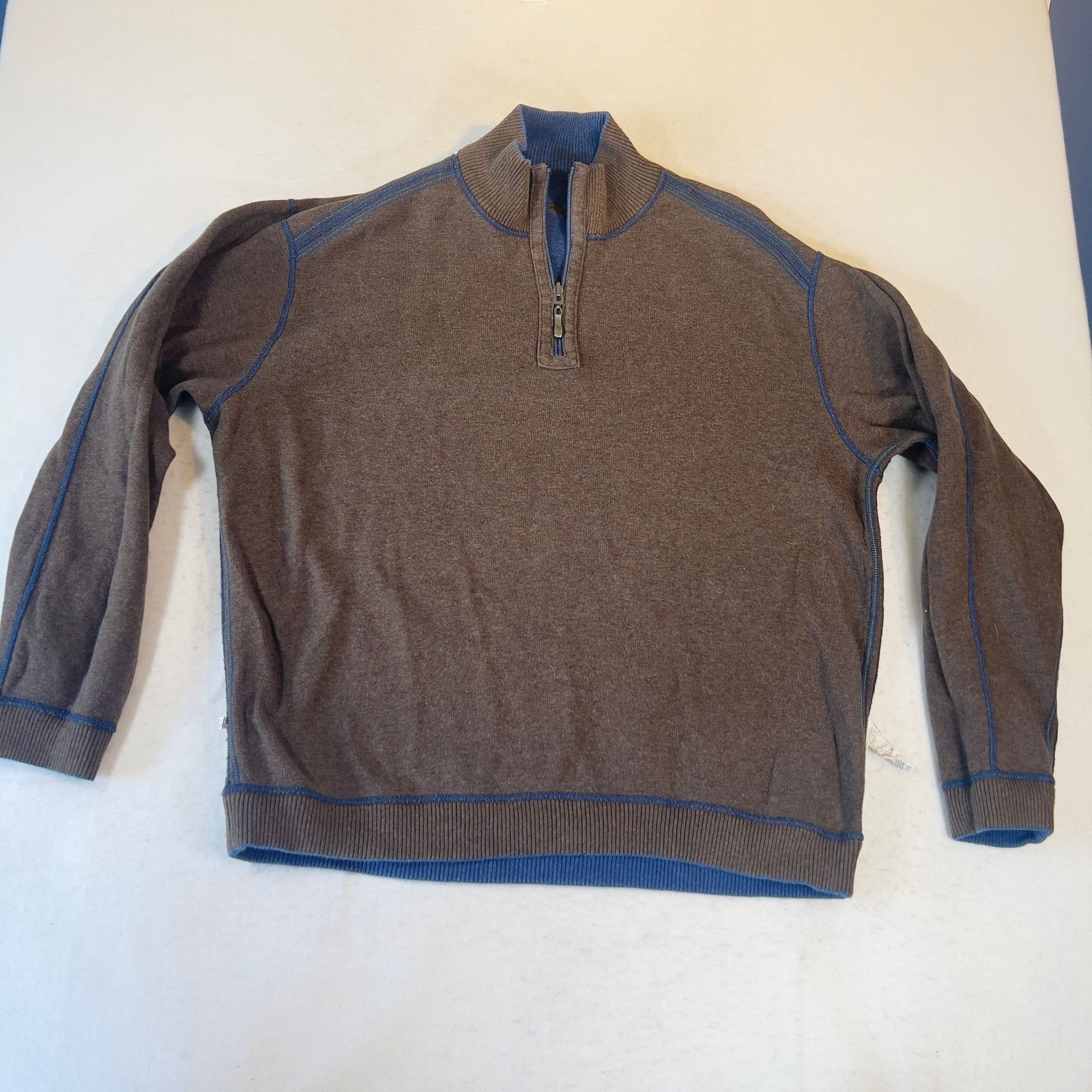 Tommy Bahama Tommy Bahama 1/4 Zip Men's XL High Neck Sweater Reversible Size US XL / EU 56 / 4 - 12 Thumbnail