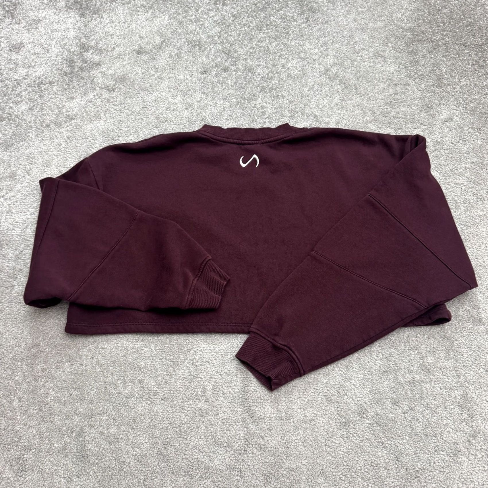 Vintage TLF Sweatshirt Womens Medium Maroon Crew Neck Pullover Fleece Oversized Zipless Shirt Top Size M / US 6-8 / IT 42-44 - 2 Thumbnail