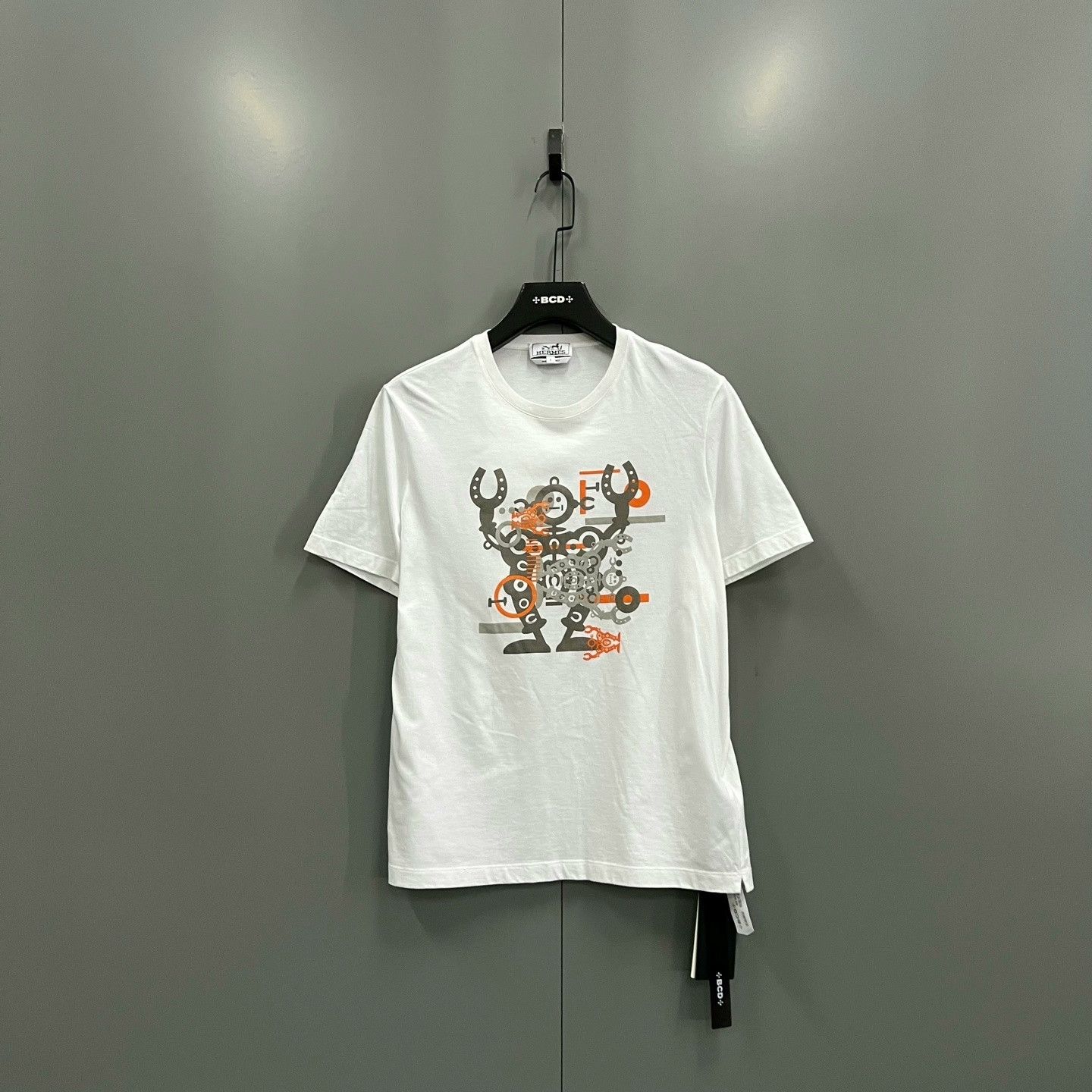 Hermes HERMES Robot Print Short Sleeve Size US S / EU 44-46 / 1 - 1 Thumbnail