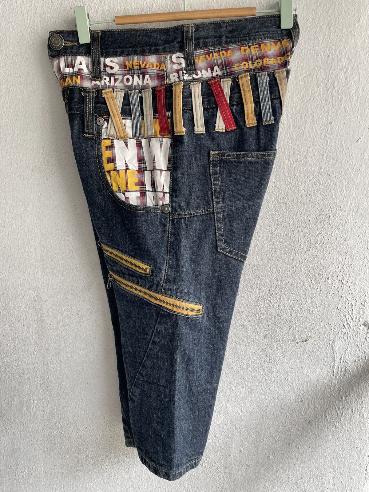 Hysteric Glamour × Japanese Brand Y2k Nylaus jeans Double Waist Ankle denim American state Size US 30 / EU 46 - 12 Thumbnail