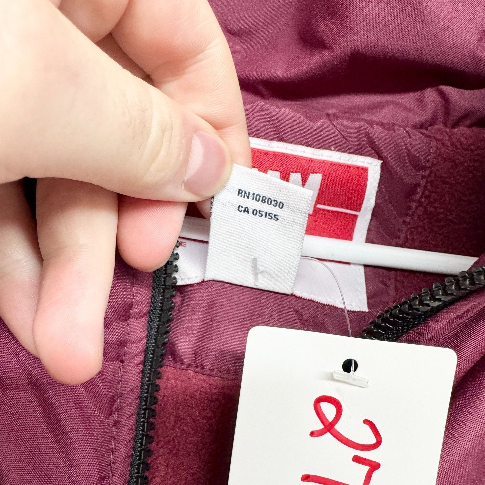Other Team 365 Jacket Sz Small Full Zip Hooded Fleece Lined Coat Size US S / EU 44-46 / 1 - 5 Thumbnail