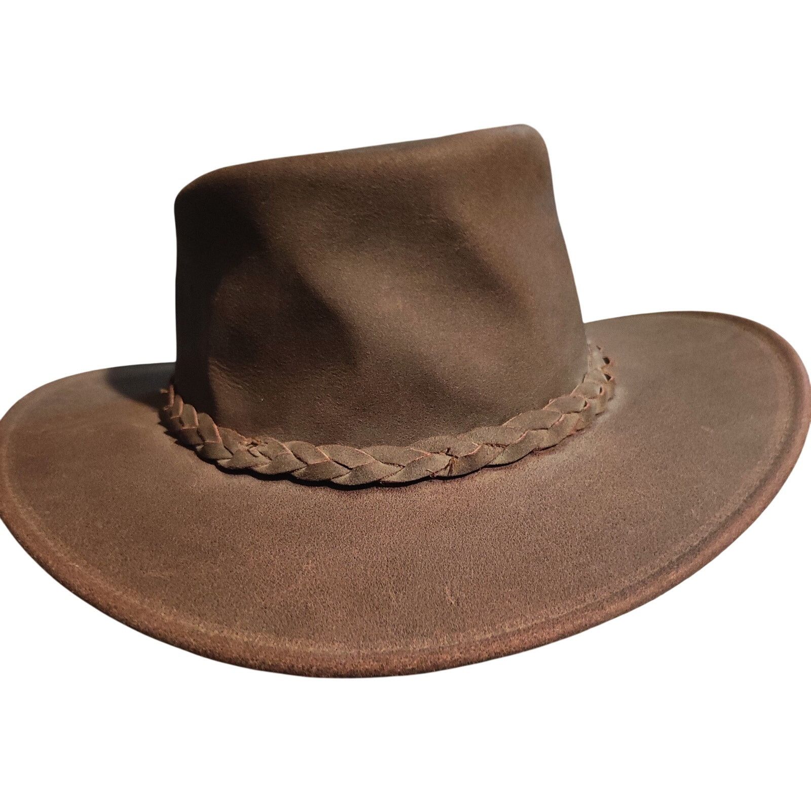 Minnetonka | The Outback Leather Braided Hat Ridge | Leather Hats by Outback Trading Company  main image 3