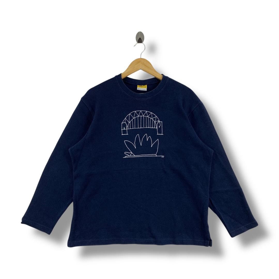 Vintage Vintage KEN DONE Australian down under art long sleeve tee Size US M / EU 48-50 / 2 - 1 Thumbnail