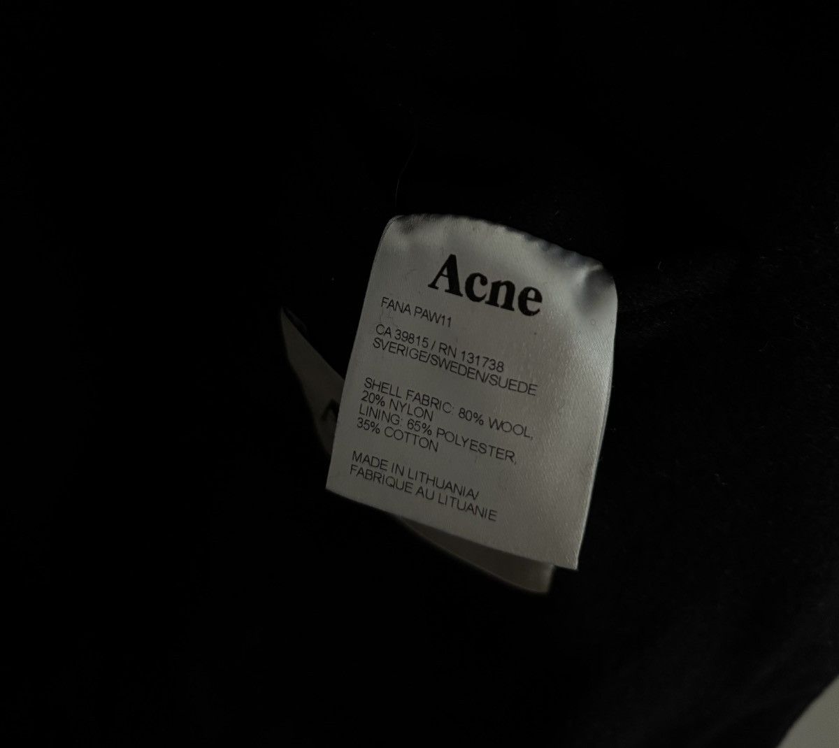 Acne Studios Acne Studios PAW11 Fana Wool Duffle Coat Jacket Size XS / US 0-2 / IT 36-38 - 5 Thumbnail