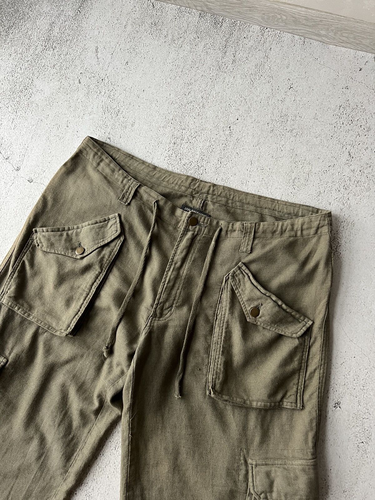 Designer Cargo Parachute Vintage Avant Garde Style Pants Size US 33 - 7 Thumbnail