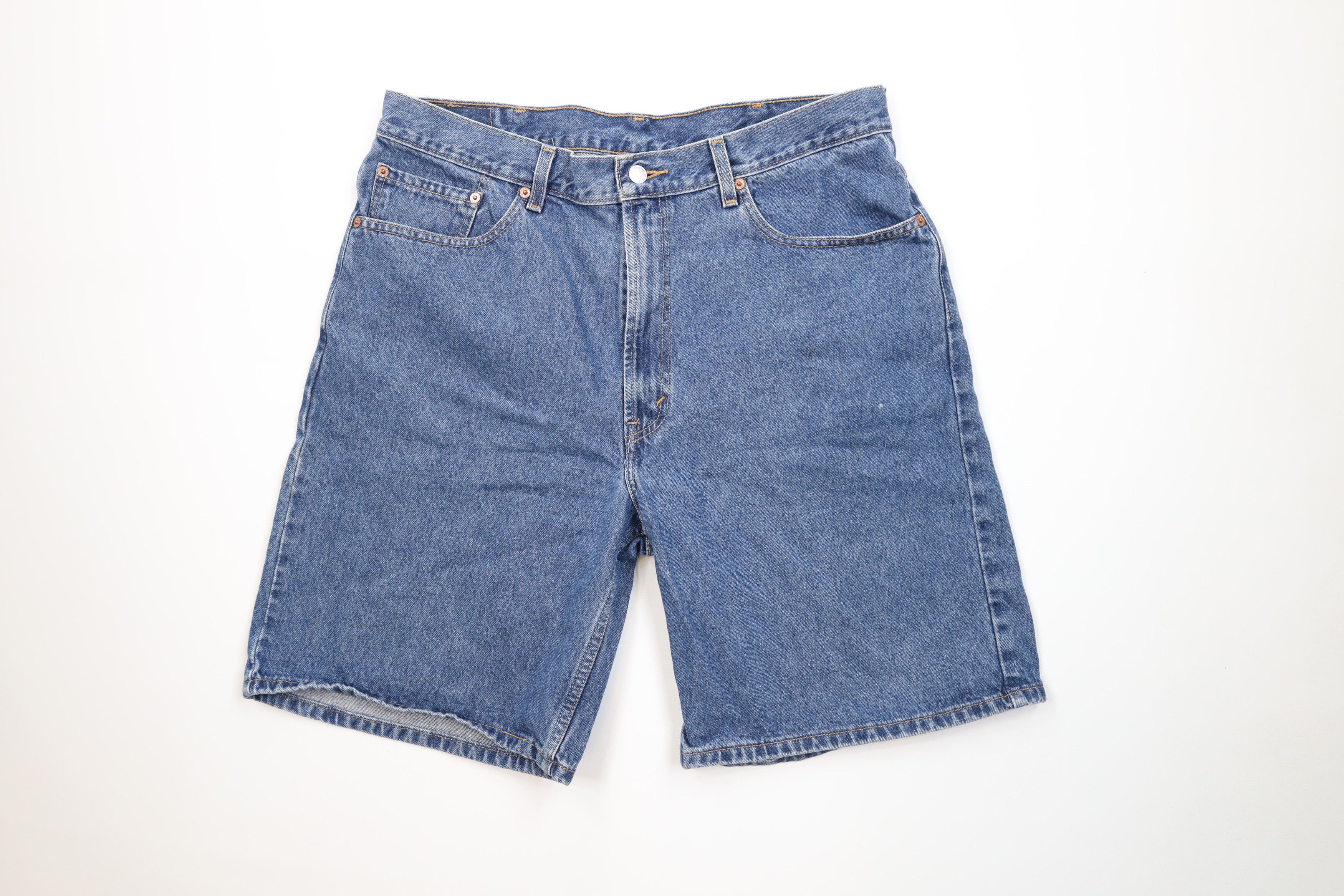 Levi's Vintage Y2K 2004 Levis 550 Fit Denim Jean Shorts Jorts Size US 38 / EU 54 - 1 Thumbnail