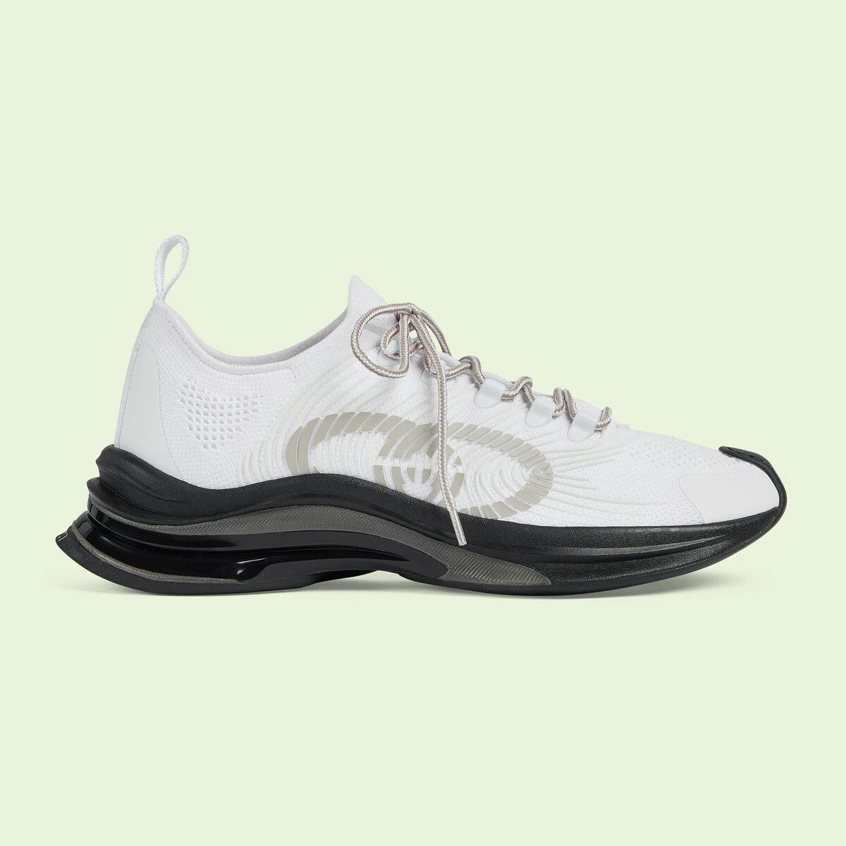 Gucci o1s1wg110125 Run Low-Top Sneakers in White Size US 9.5 / EU 42-43 - 1 Thumbnail