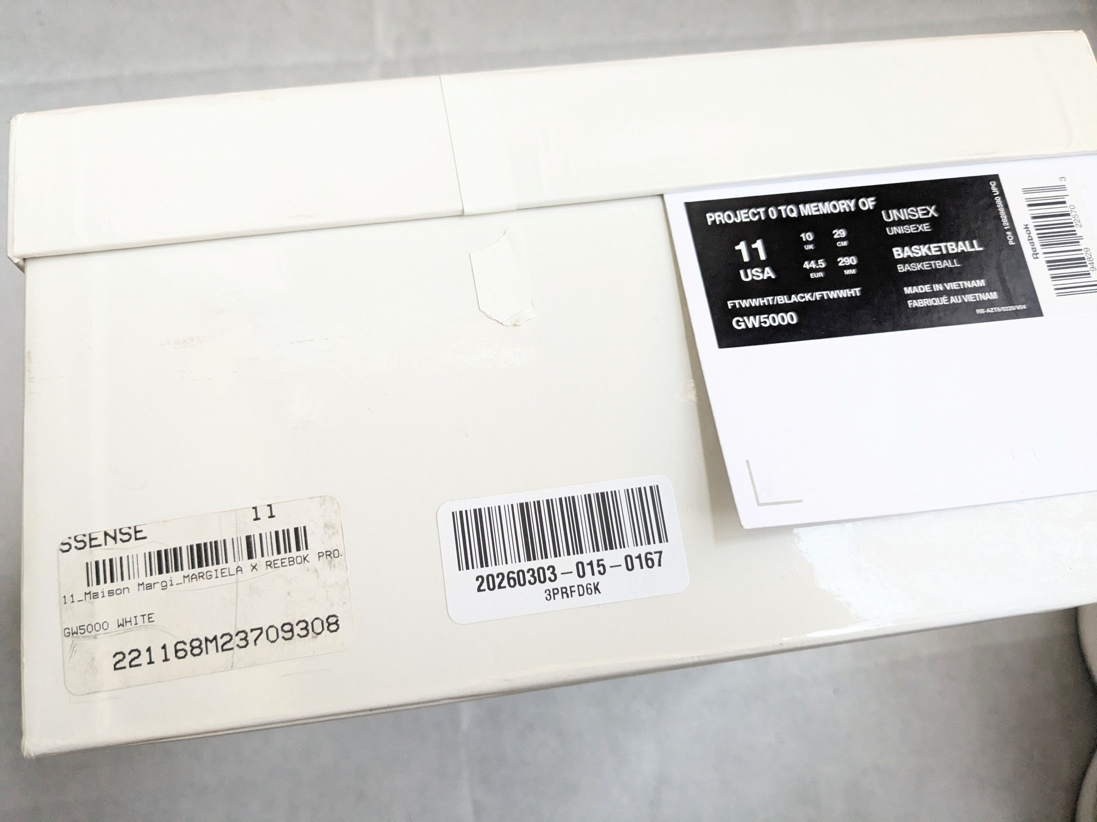 Maison Margiela Maison Margiela Reebok Question White 11 Hi Leather Size US 11 / EU 44 - 19 Thumbnail
