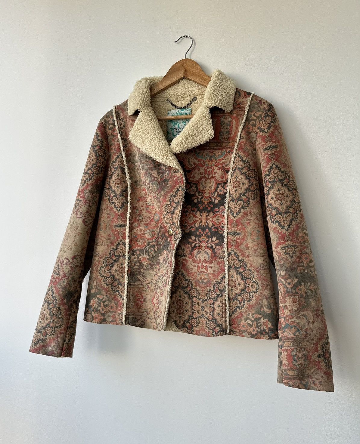 Other Manila Grace Luxury Fur Jacket Coat Sherpa Women's Size 44 Size M / US 6-8 / IT 42-44 - 2 Thumbnail