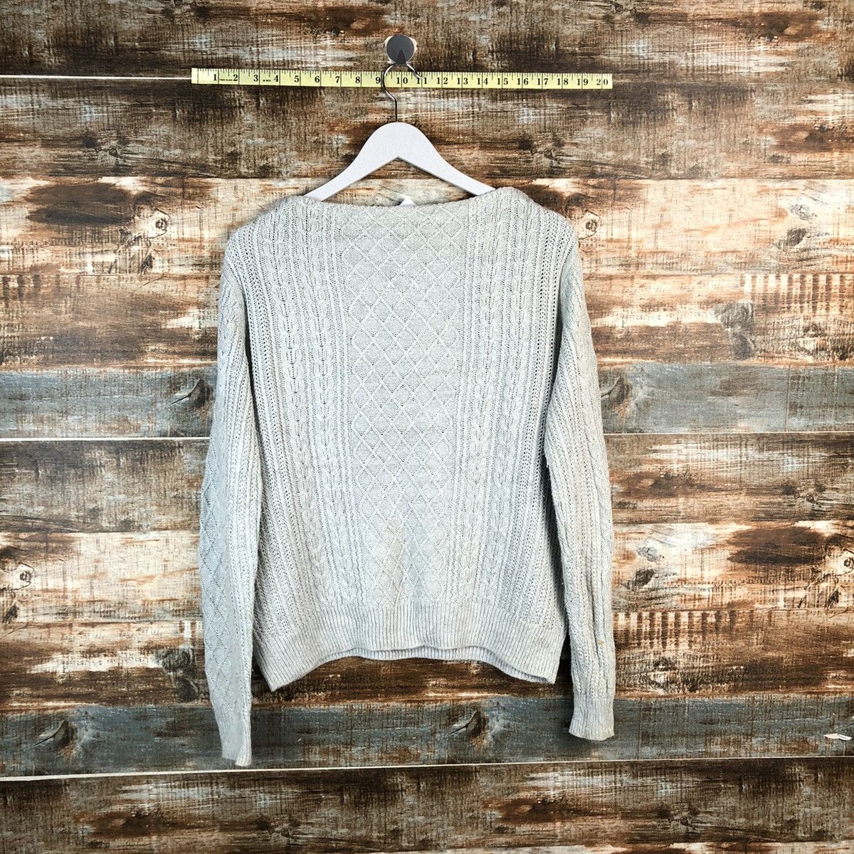 Homespun Knitwear × Japanese Brand Japanese Brand vintage Grey Knitwear #A2474 Size US M / EU 48-50 / 2 - 12 Thumbnail
