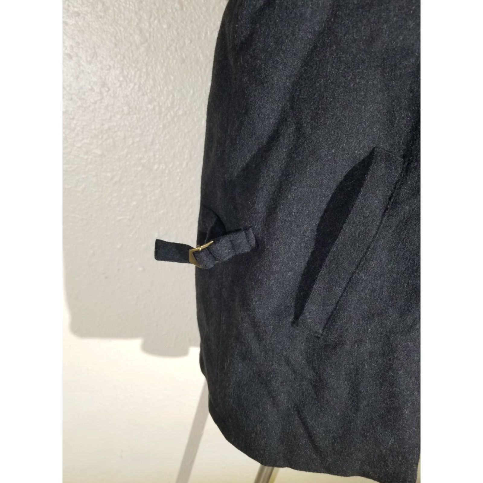 Polo Ralph Lauren Polo Ralph Lauren Jacket Wool Tweed Full Zip Pea Coat Gray XL Men Size US XL / EU 56 / 4 - 3 Thumbnail