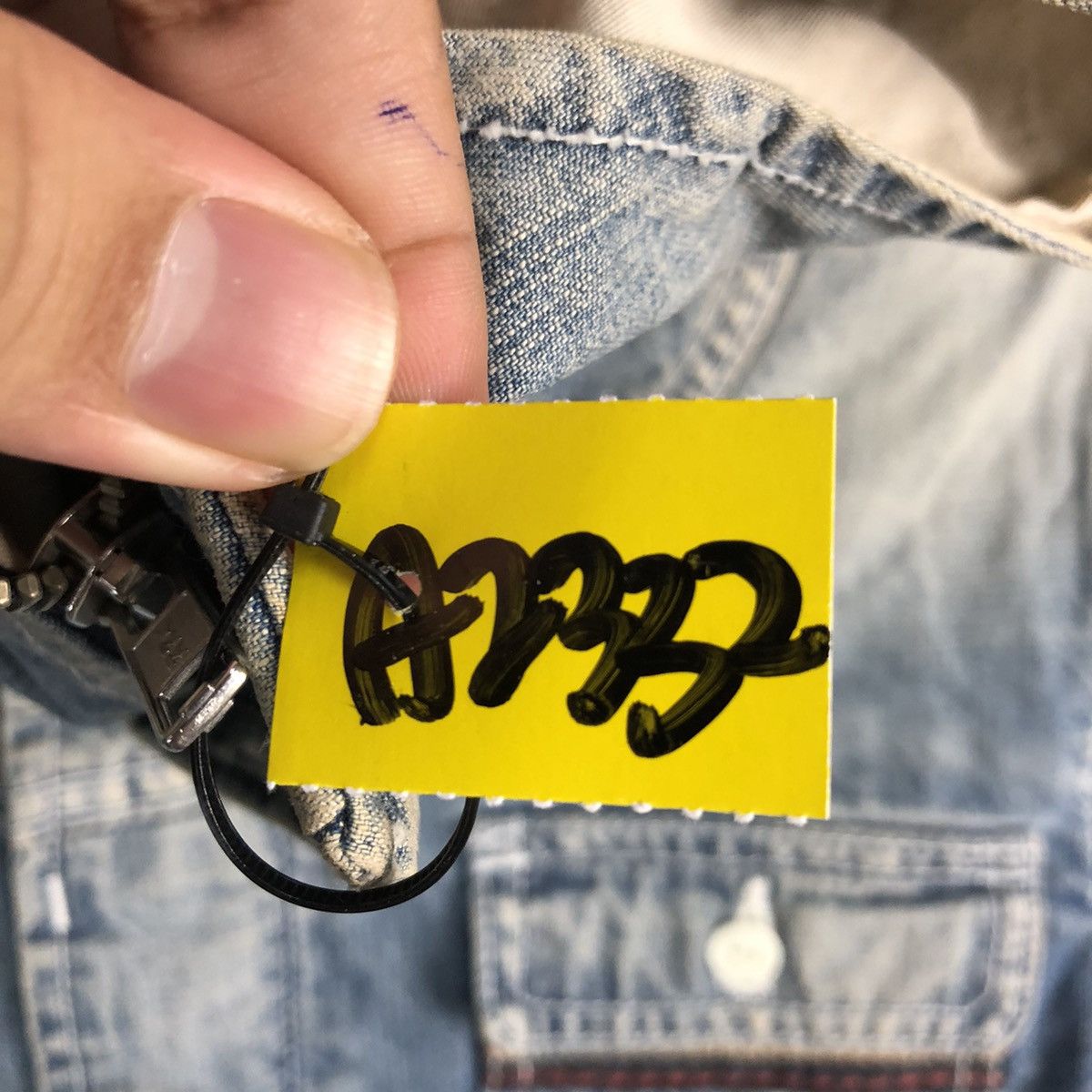 go slow caravan Go Slow Caravan Blue Denim Jacket Hoodie #A2332 Size US XS / EU 42 / 0 - 11 Thumbnail