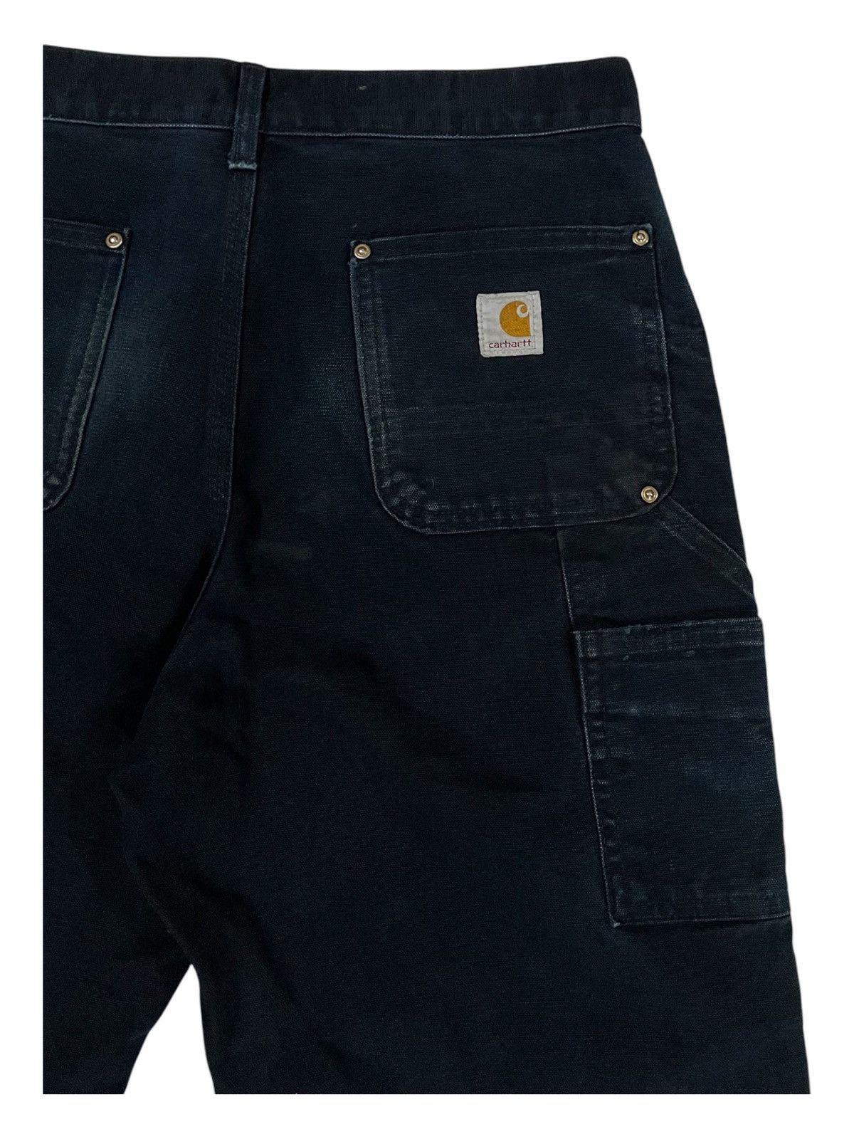 Carhartt Vintage Carhartt Detroit Black Double Knee Duck Cotton Jeans Size US 30 / EU 46 - 6 Thumbnail