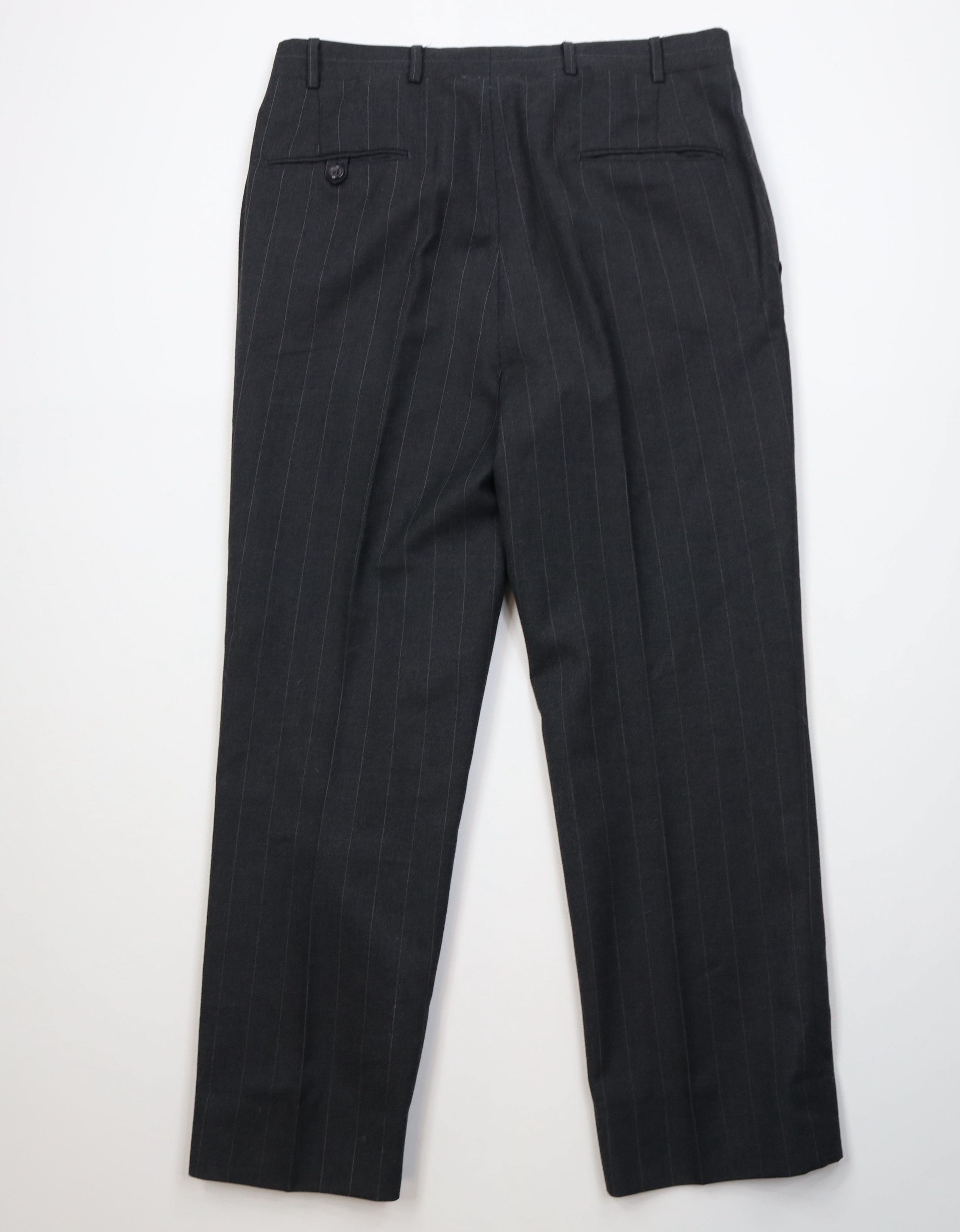 Vintage Vintage 70s Streetwear Knit Pinstriped Chino Pants Trousers Size US 34 / EU 50 - 7 Thumbnail
