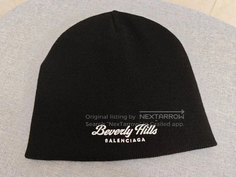Balenciaga Balenciaga Beverly Hills Black Cold Hat. Size ONE SIZE - 2 Thumbnail