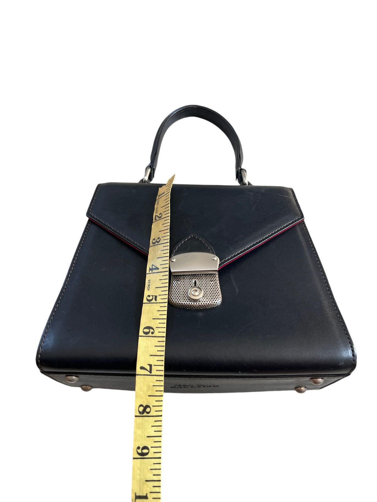 Jean Paul Gaultier 1980 Jean Paul Gaultier Leather Top Handle Bag Size ONE SIZE - 14 Thumbnail