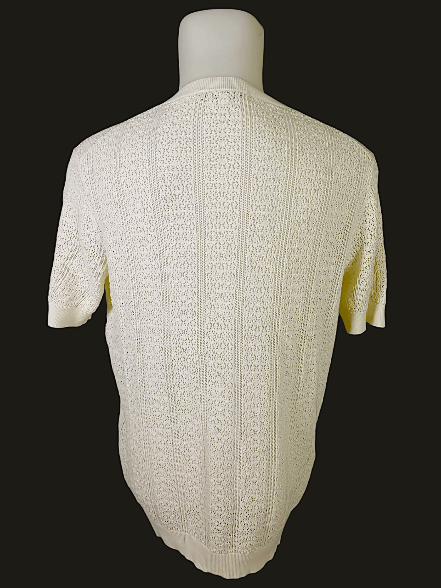 Designer × Uniqlo INES DE LA FRESSAGE X UNIQLO Mesh Knit TShirt Size XXL / US 16-18 / IT 52-54 - 3 Thumbnail