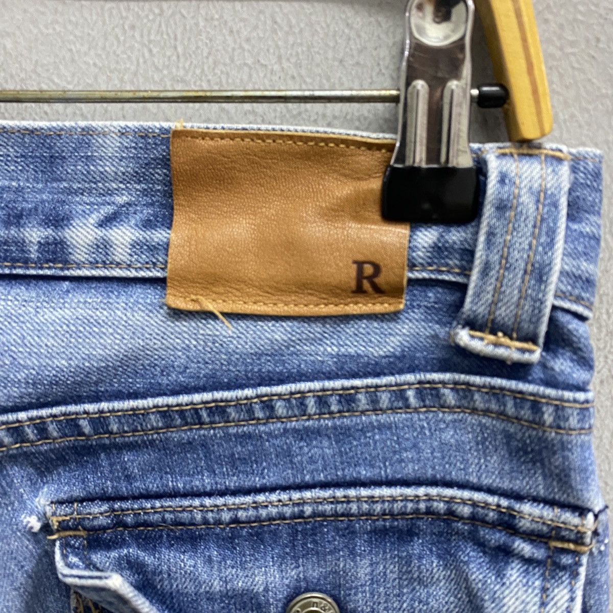 Japanese Brand Japanese Brand Works n&m Bushpants Distressed Denim Size US 28 / EU 44 - 12 Thumbnail