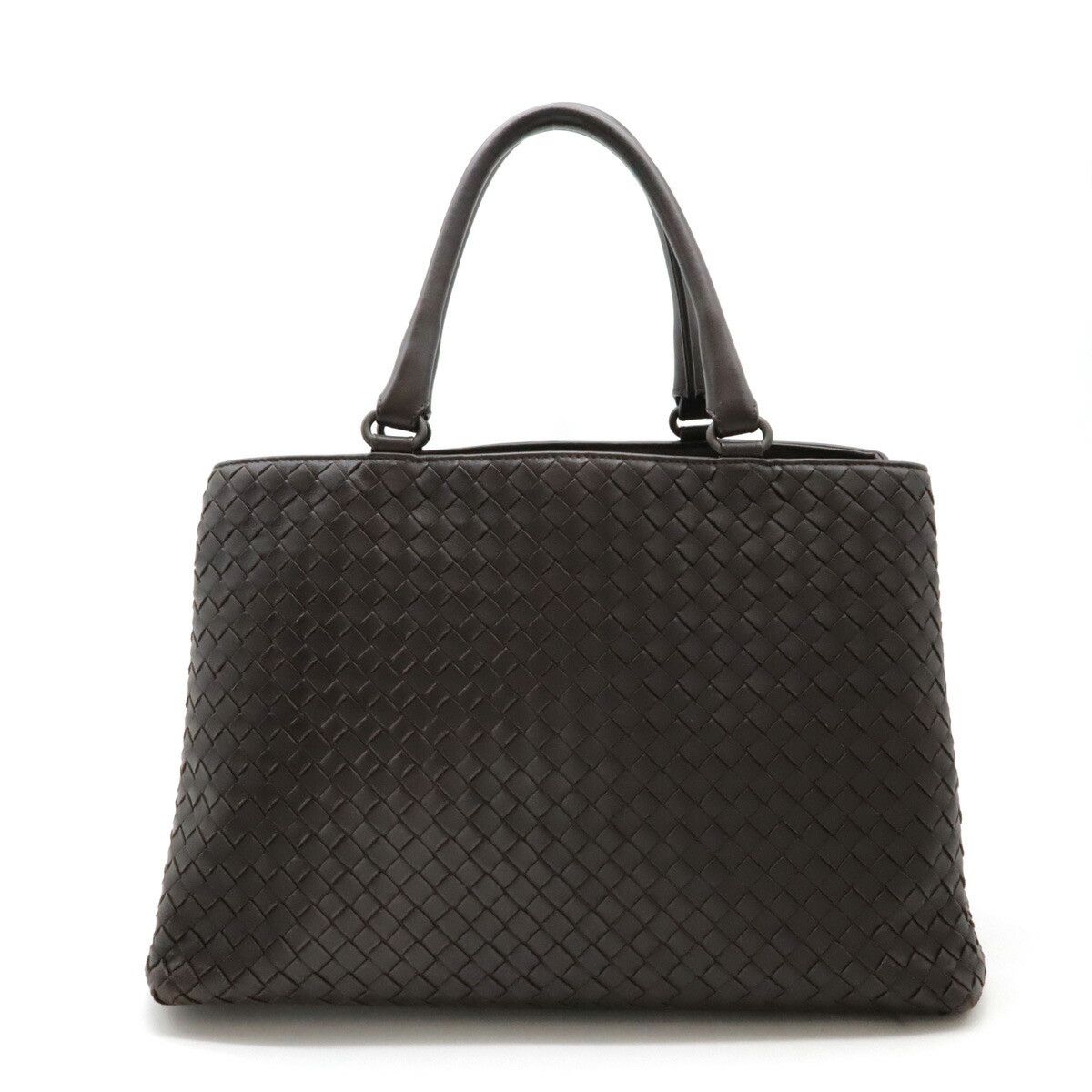 Bottega Veneta Bottega Veneta Leather Intrecciato Tote Bag 223377 Leather Tote Bag 223377 in Brown