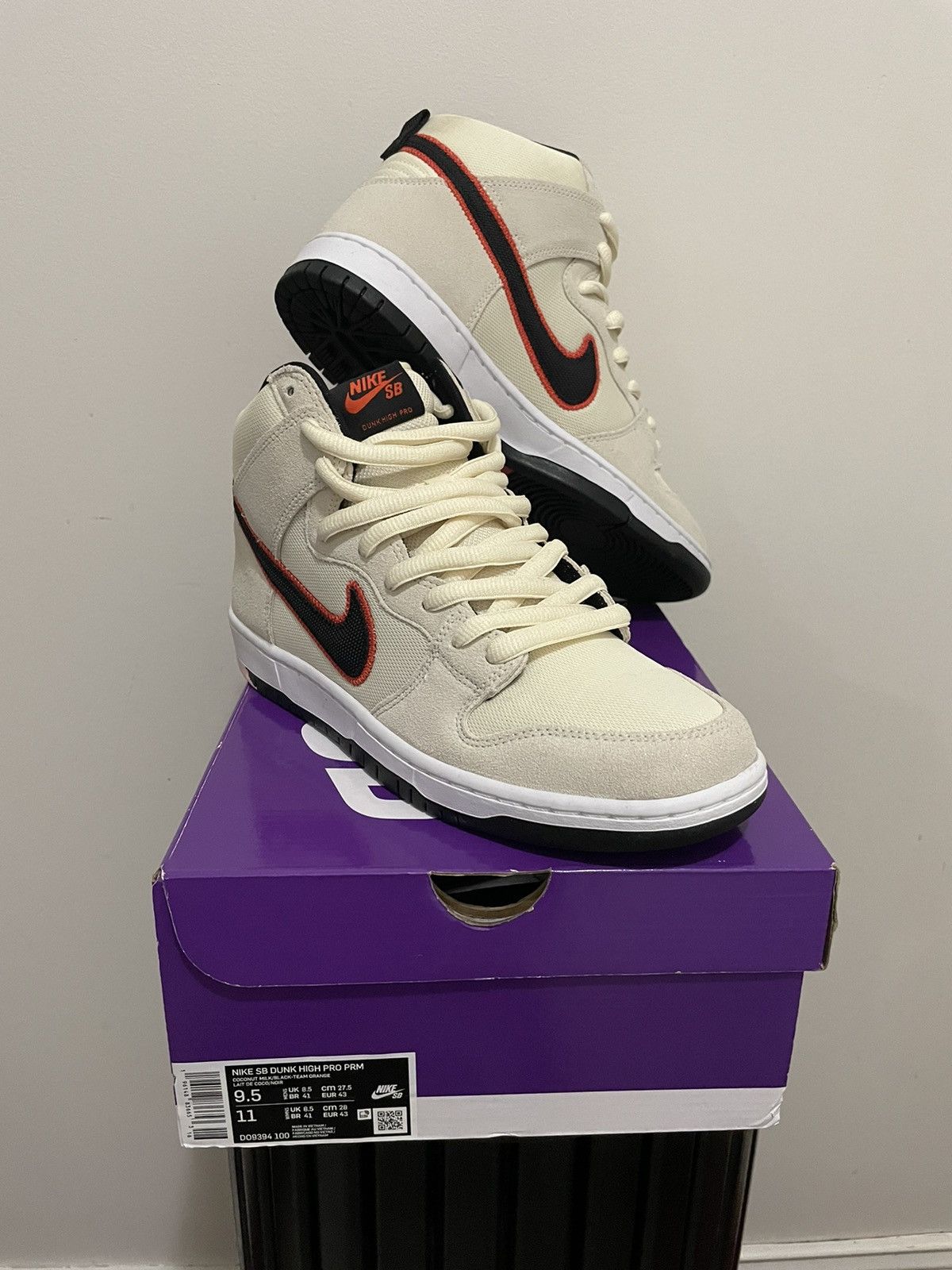 image of Nike Sb Dunk High San Francisco Giants Shoes, Men's (Size 9.5)