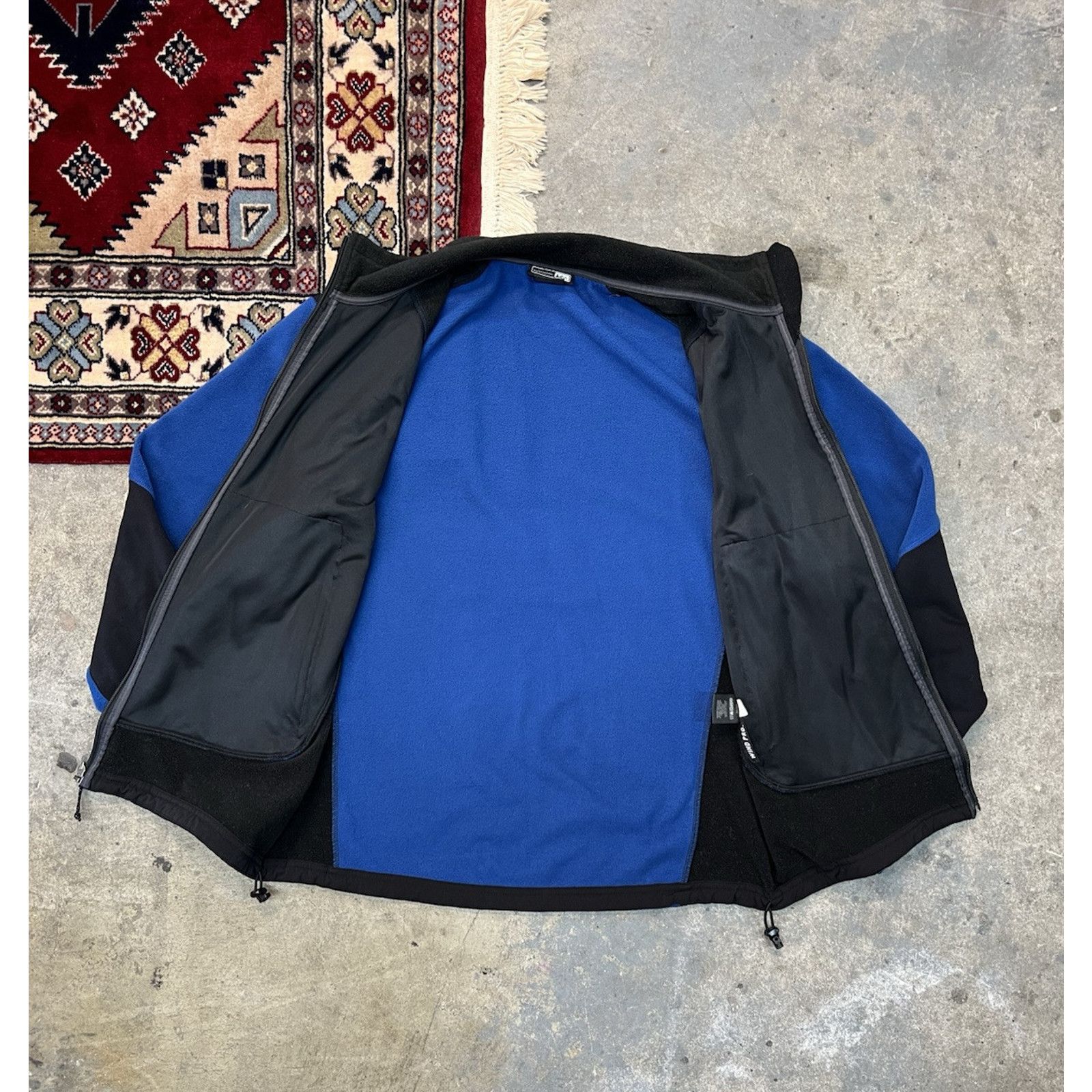 Rei REI Fleece Jacket Men's XL Full Zip Blue Black Canada VTG Size US XL / EU 56 / 4 - 2 Thumbnail