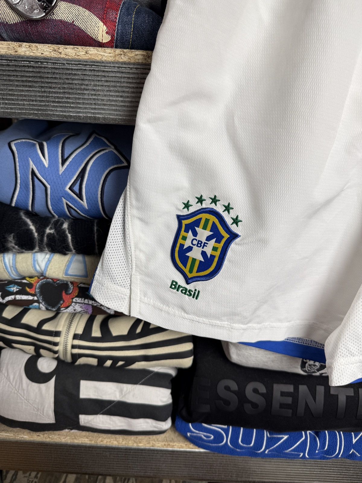 Nike Vintage Y2K Nike Brazil Shorts Size US 30 / EU 46 - 3 Thumbnail