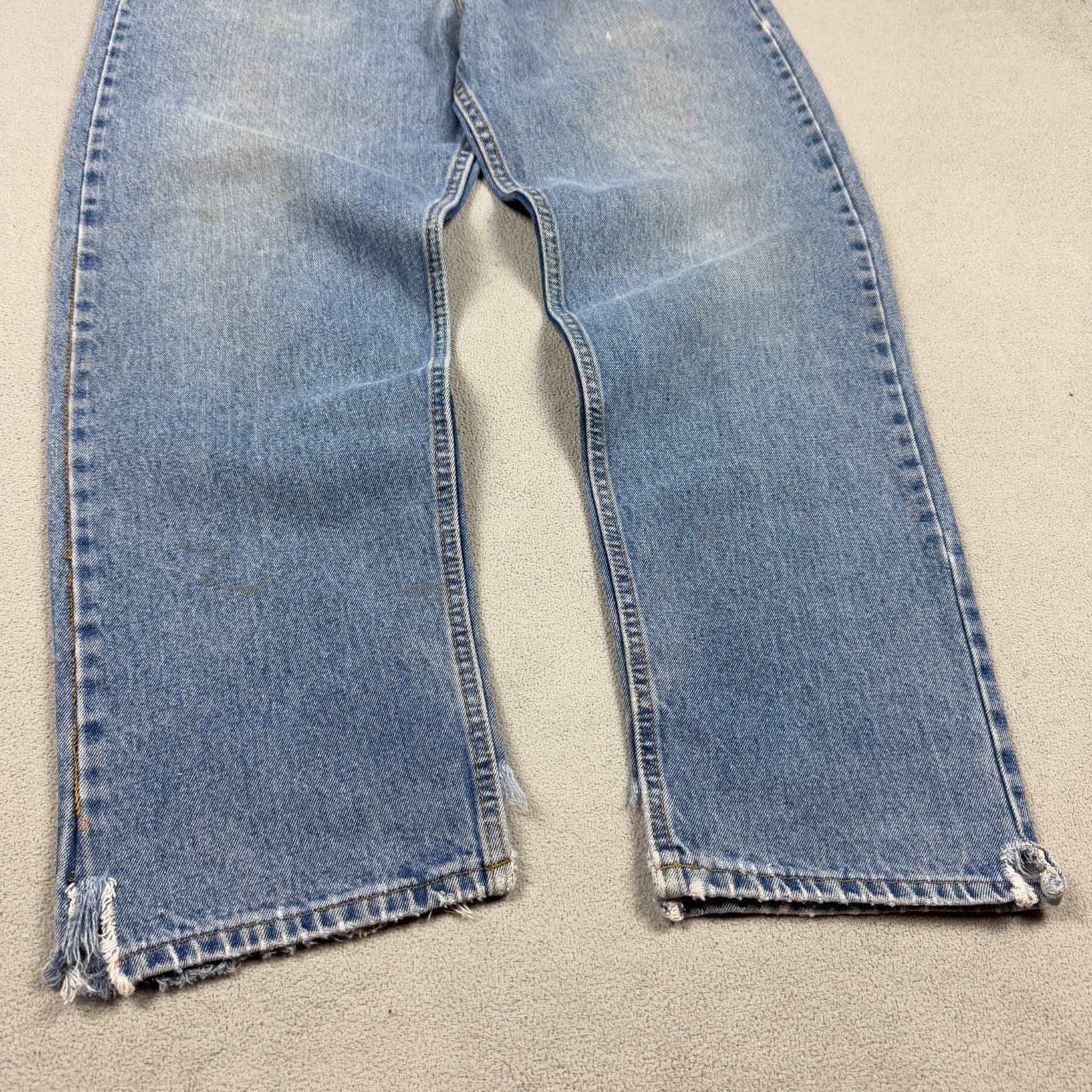 Polo Ralph Lauren Polo Ralph Lauren Distressed Jeans 36x30 Denim Raw Hem Y2K Size US 36 / EU 52 - 2 Thumbnail