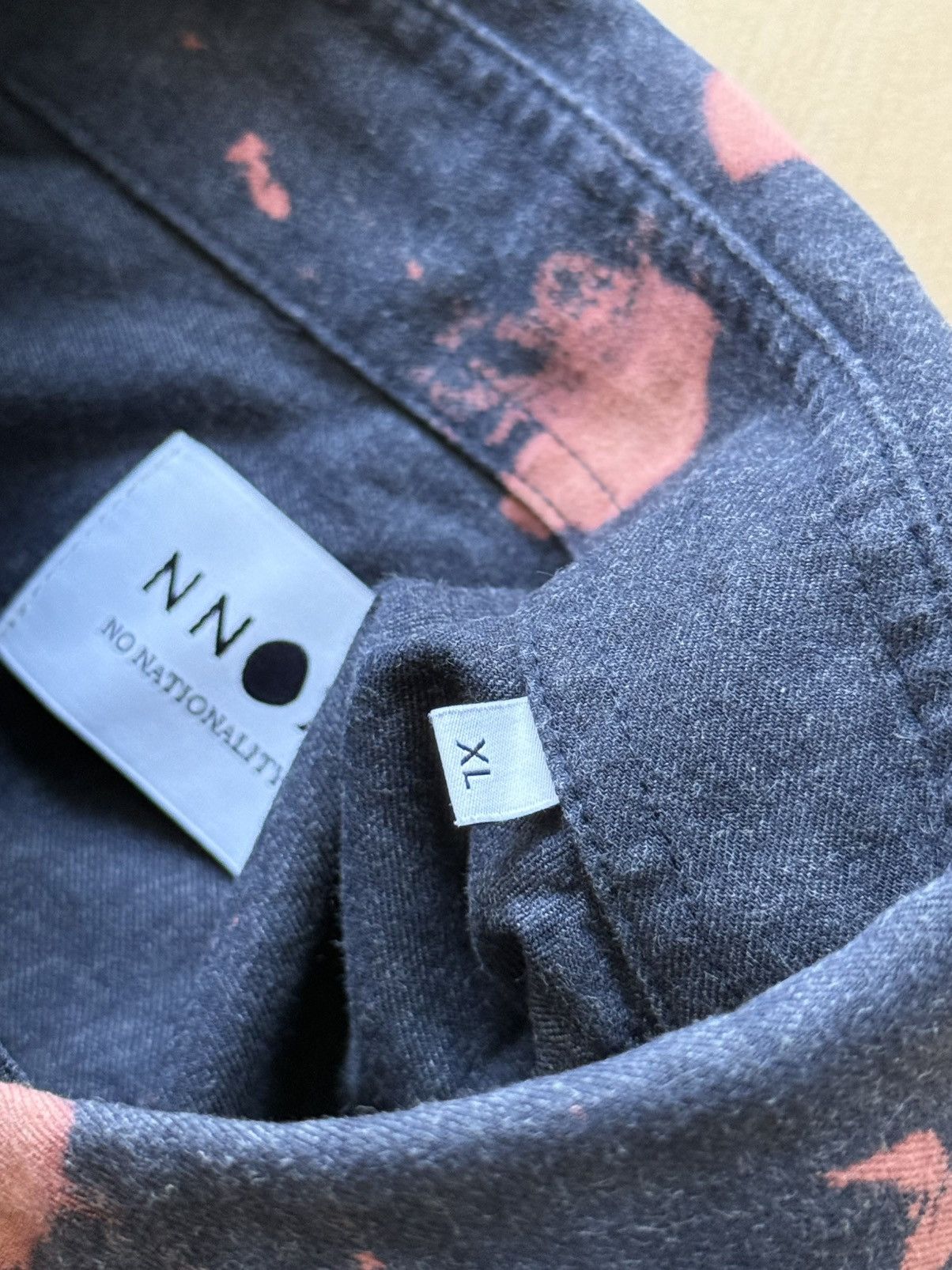 NN07 Nn07 No Nationality tie dye custom ls shirt Size US XL / EU 56 / 4 - 6 Thumbnail