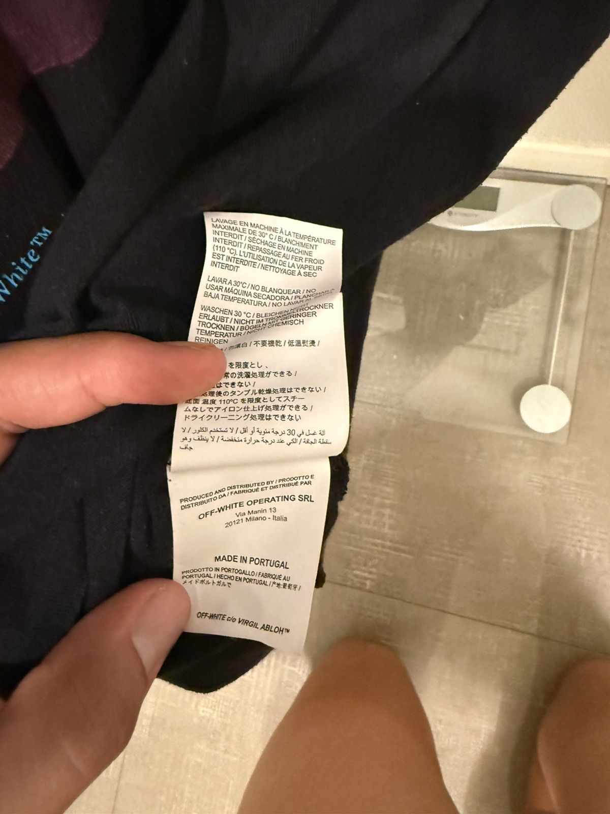 Off-White Off-White Diagonal Gradient Long Sleeve T-Shirt, Size S Size US S / EU 44-46 / 1 - 6 Thumbnail