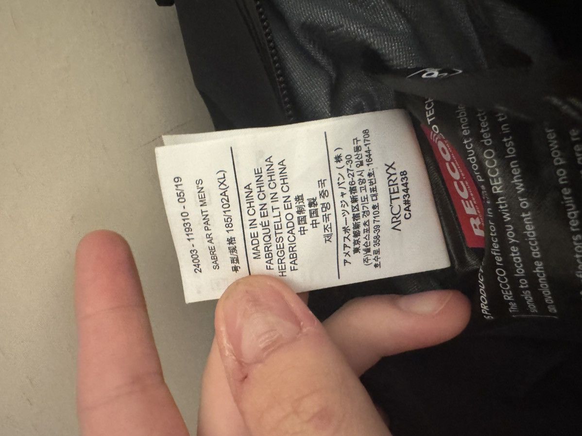 Arc'teryx Arc’teryx Sabre AR GORTEX pants Size US 38 / EU 54 - 4 Thumbnail