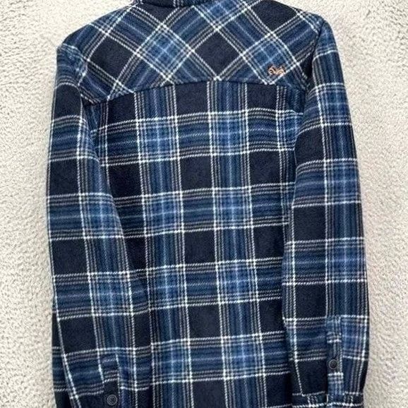 Realtree VINTAGE Realtree Flannel Shacket Jacket Blue Mens Small Fleece Lined Flap Pocket NEW Size US S / EU 44-46 / 1 - 3 Thumbnail