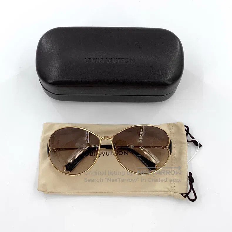 Other Louis Vuitton Gradient Brown Round Sunglasses Sunglasses Size ONE SIZE - 9 Thumbnail