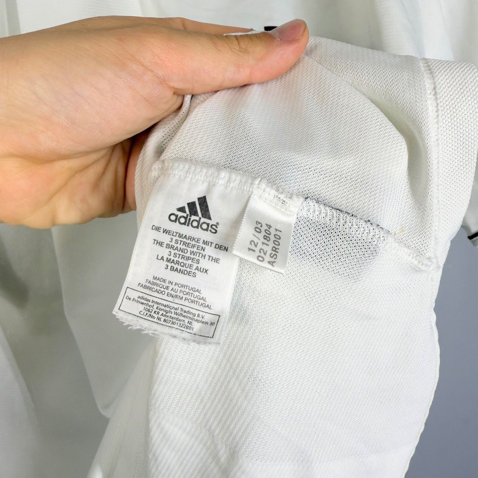 Adidas Real Madrid Spain 2003 2004 Home Shirt Jersey Camiseta Size US XL / EU 56 / 4 - 5 Thumbnail