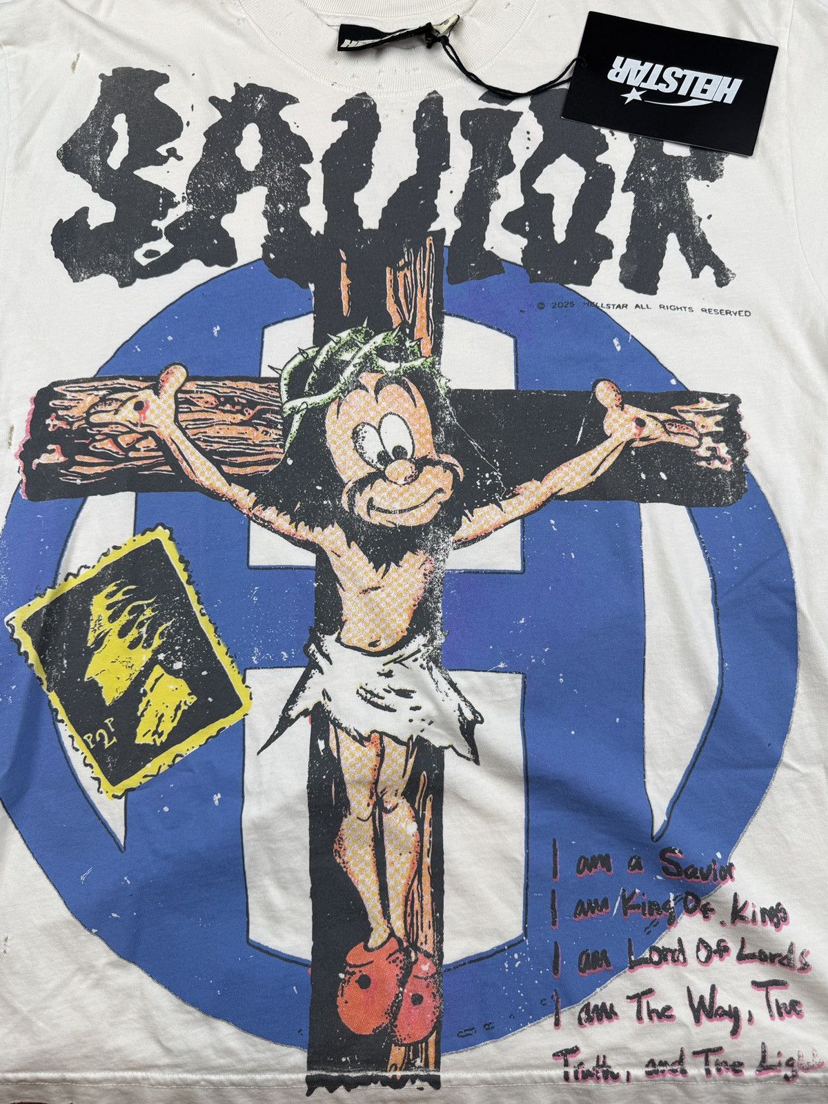 HELLSTAR Hellstar Cartoon Savior T-shirt Size US M / EU 48-50 / 2 - 2 Thumbnail