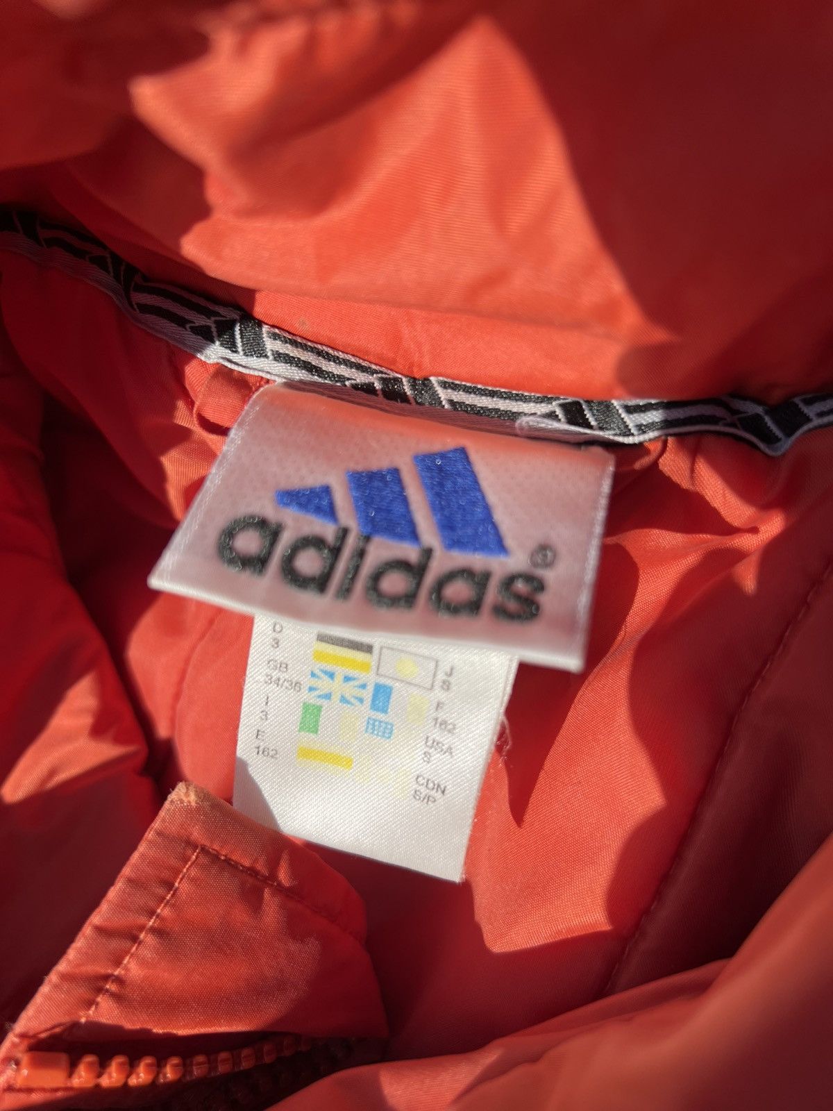 Adidas Vintage Adidas Windbreaker Jacket – Burnt Orange Size S / US 4 / IT 40 - 8 Thumbnail