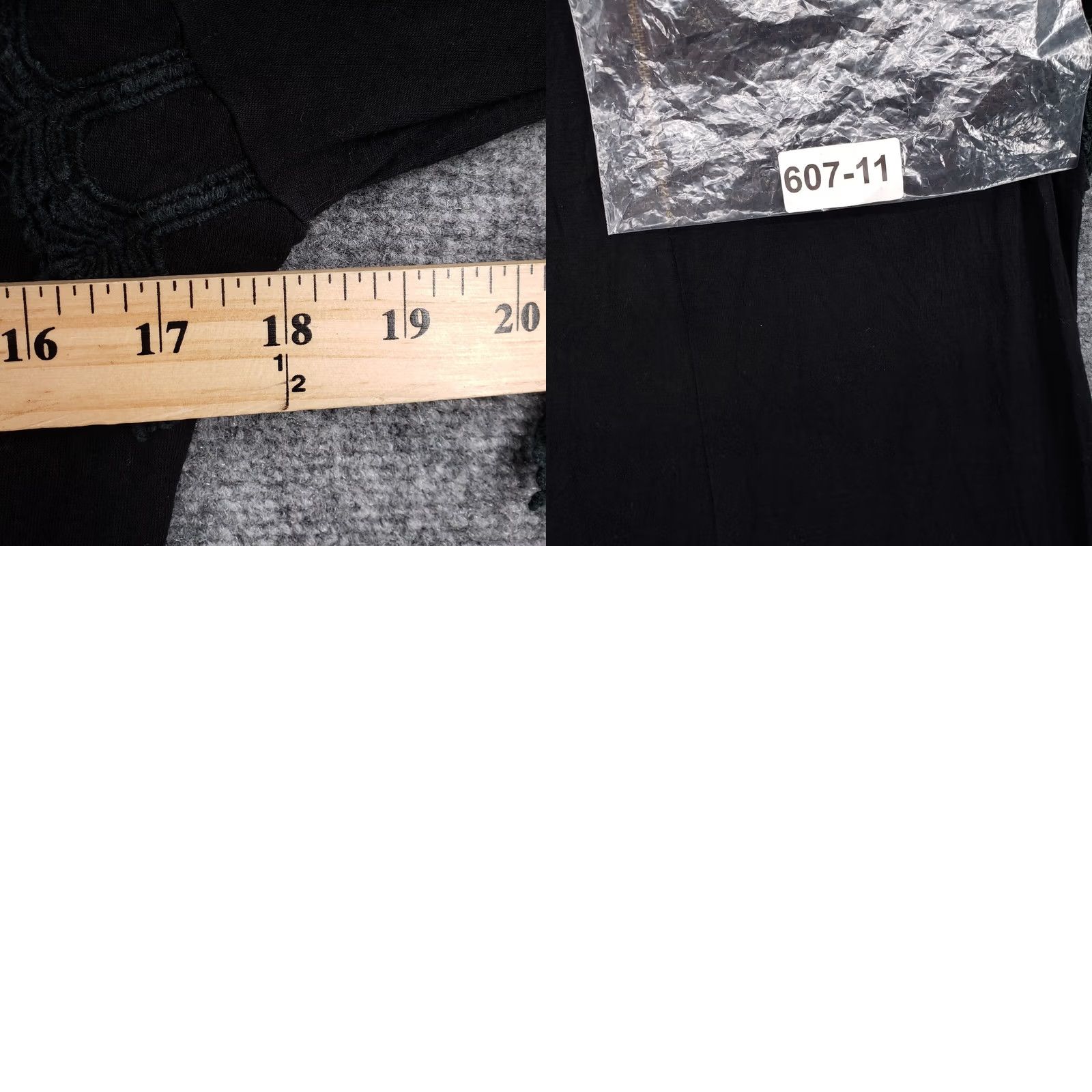 Vintage Altar'd State Dress Womens S Black Mini 3/4 Sleeves Back Zip Embroidered Comfort Casual Shirt? Size S / US 4 / IT 40 - 9 Thumbnail