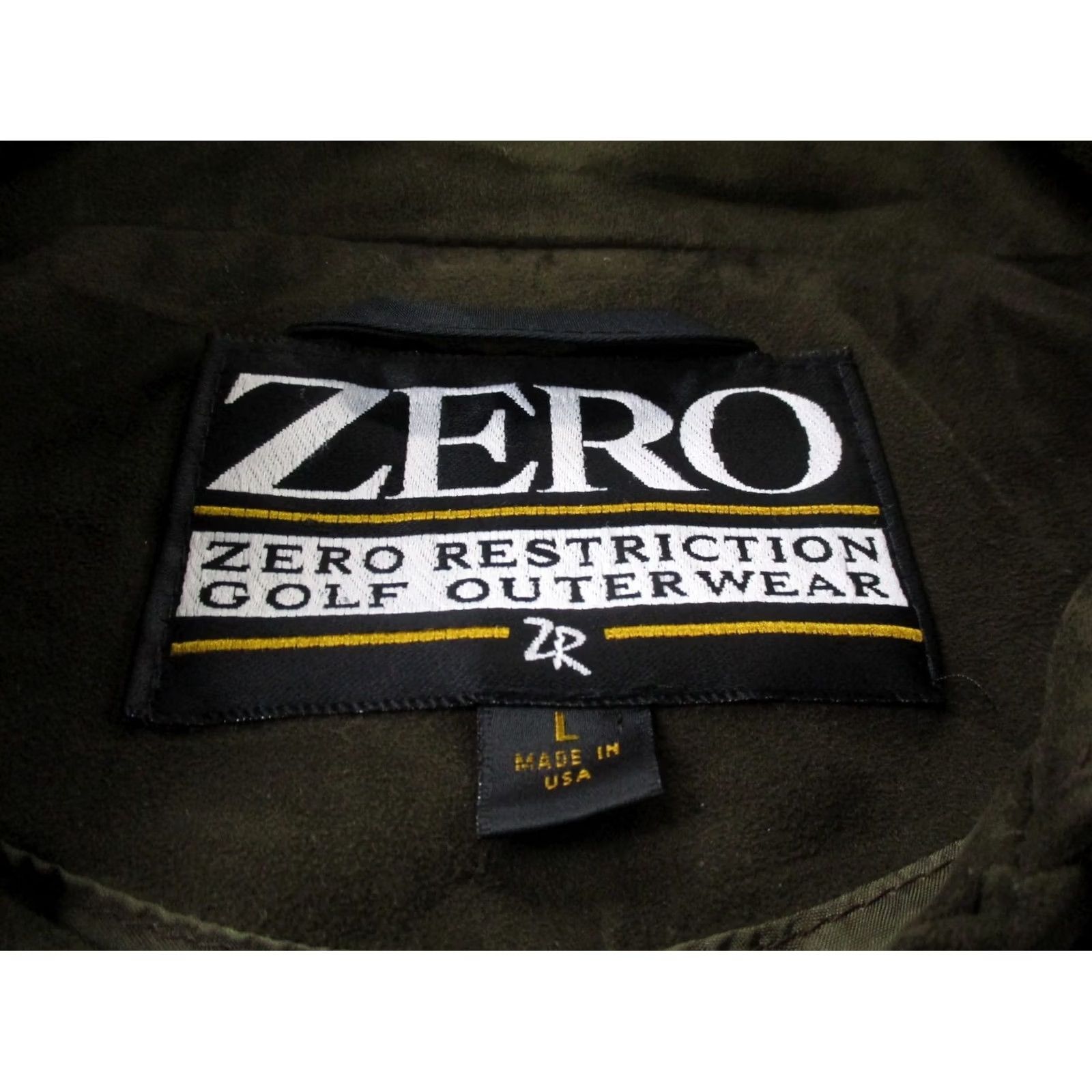 Vintage Vintage Zero Restriction Jacket Mens L Green Solid Zip Pockets Windbreaker Lined Athletic Run Sweat Weathergear - Mens Size US L / EU 52-54 / 3 - 6 Thumbnail
