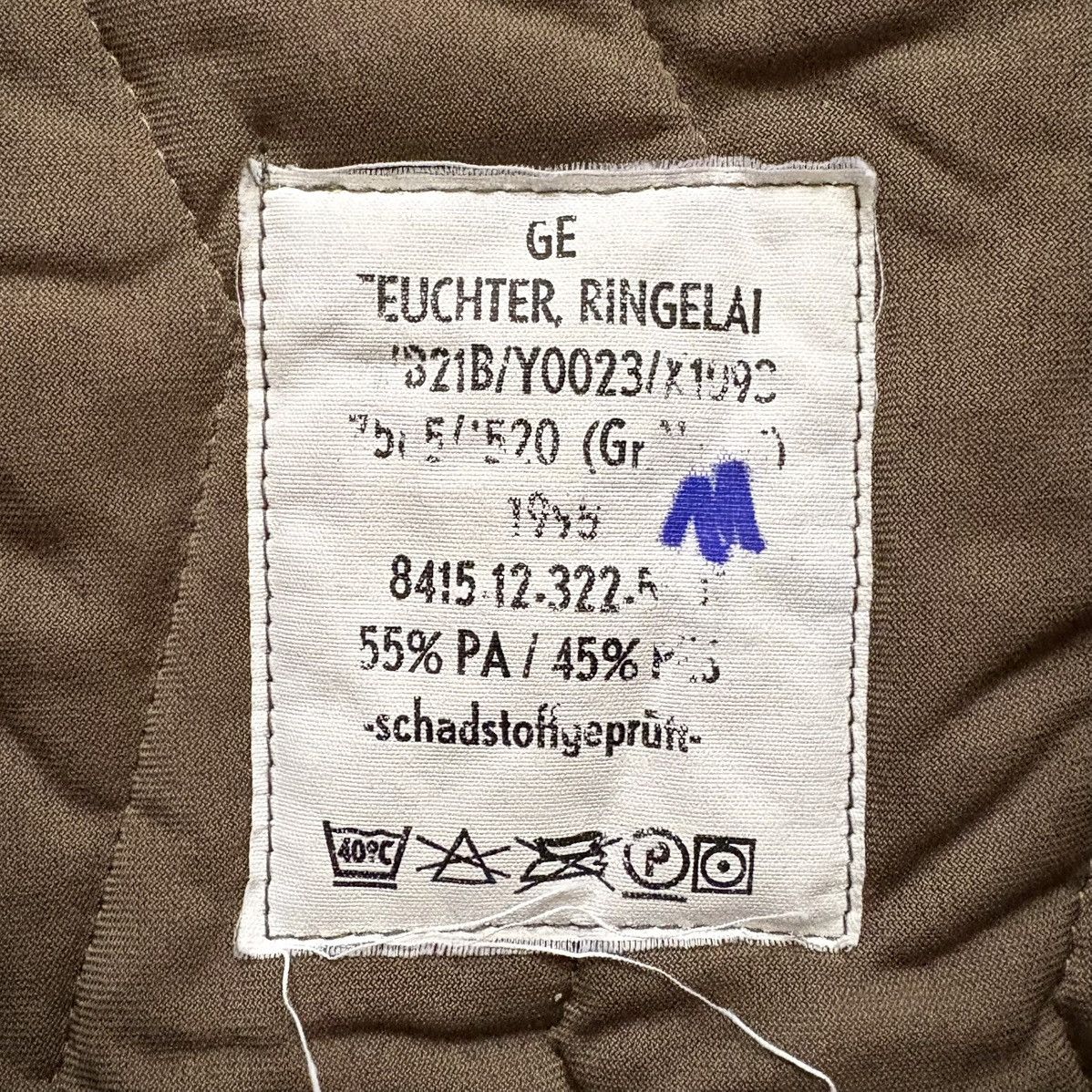 Vintage Deadstock German Army Liner Jacket M Size US M / EU 48-50 / 2 - 8 Thumbnail