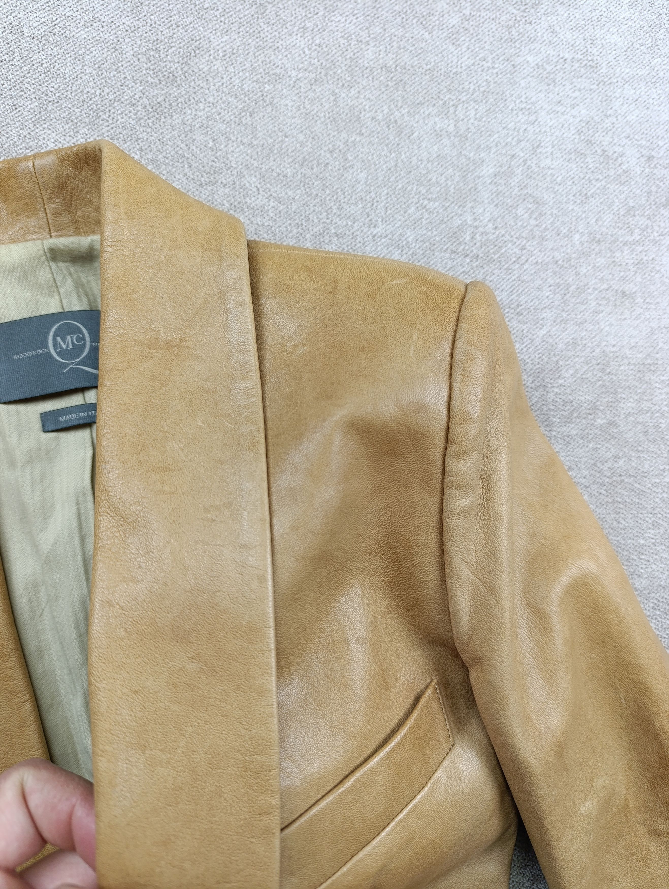 Alexander McQueen McQ Alexander McQueen Lamb Leather Blazer Jacket Size IT 40 Size S / US 4 / IT 40 - 8 Thumbnail