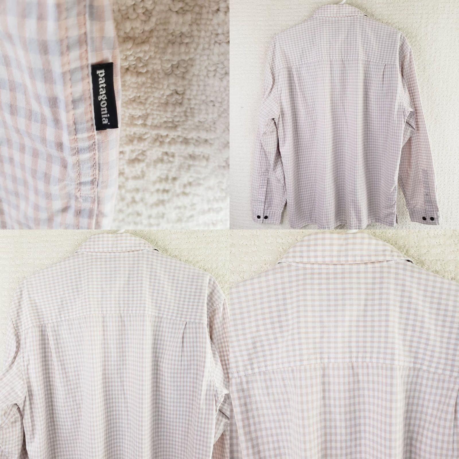 Patagonia Patagonia Shirt Mens Medium Pink Plaid Short Sleeve Button Up Chest Pocket Embroidered Logo Casual Knit Cotton Size US M / EU 48-50 / 2 - 8 Thumbnail