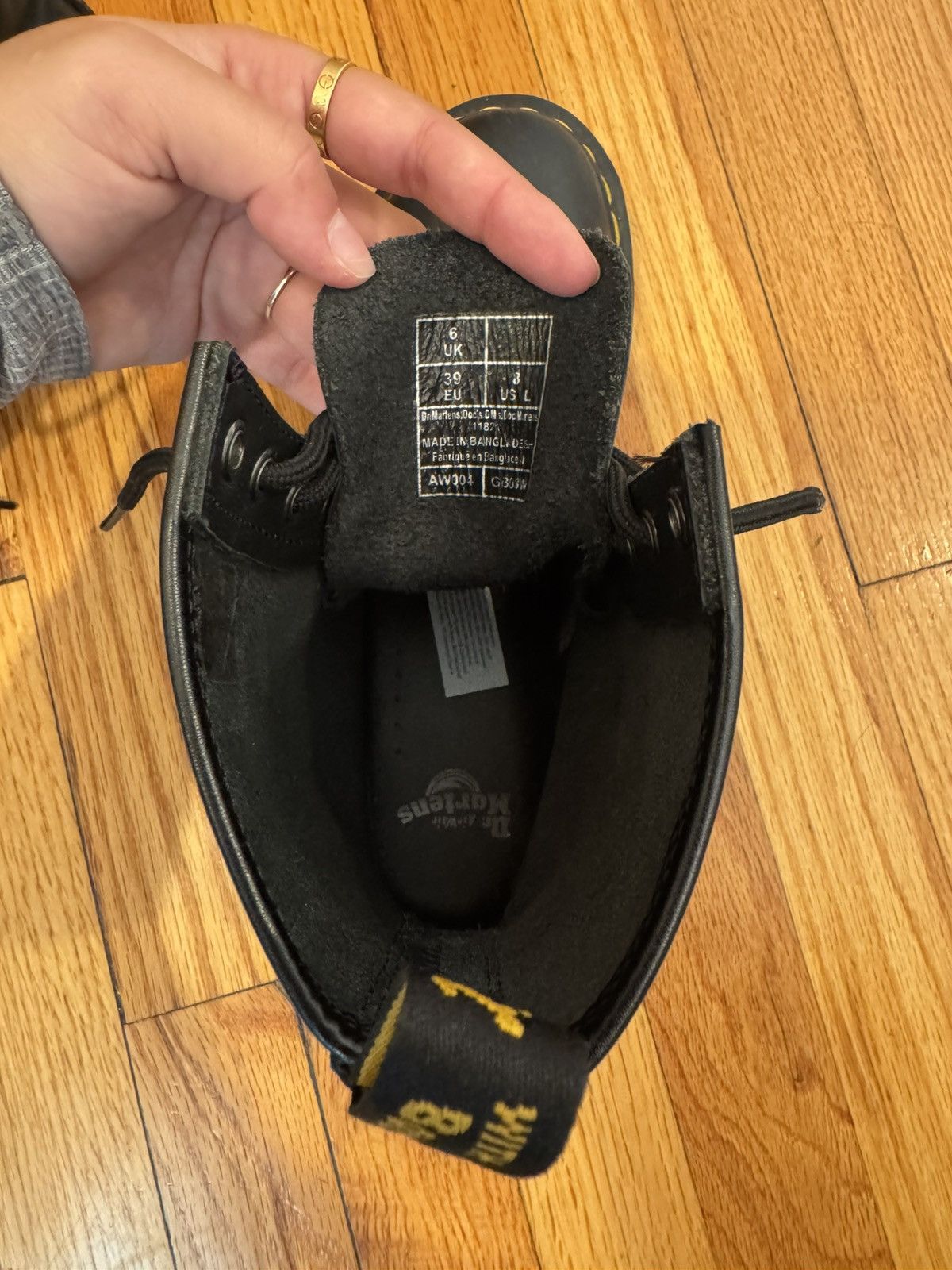 Dr. Martens Black Dr. Martens 1460 Boots Size US 8 / IT 38 - 4 Thumbnail