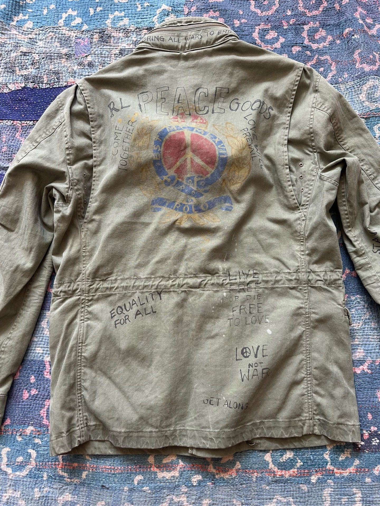 RRL Ralph Lauren RRL Anti-War M65 Jacket M Good Condition Size US M / EU 48-50 / 2 - 2 Thumbnail