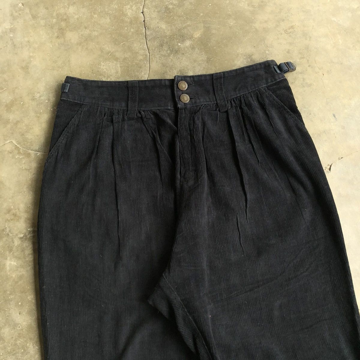 Issey Miyake 2000s Tsumori Chisato by Issey Miyake Corduroy Pants Black Size US 29 - 3 Thumbnail