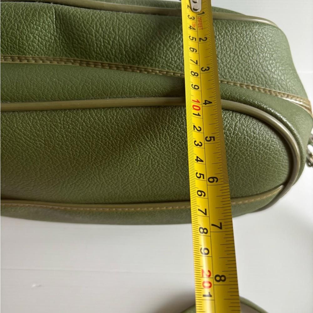 Designer Green Vintage Leather Bag Size ONE SIZE - 6 Thumbnail
