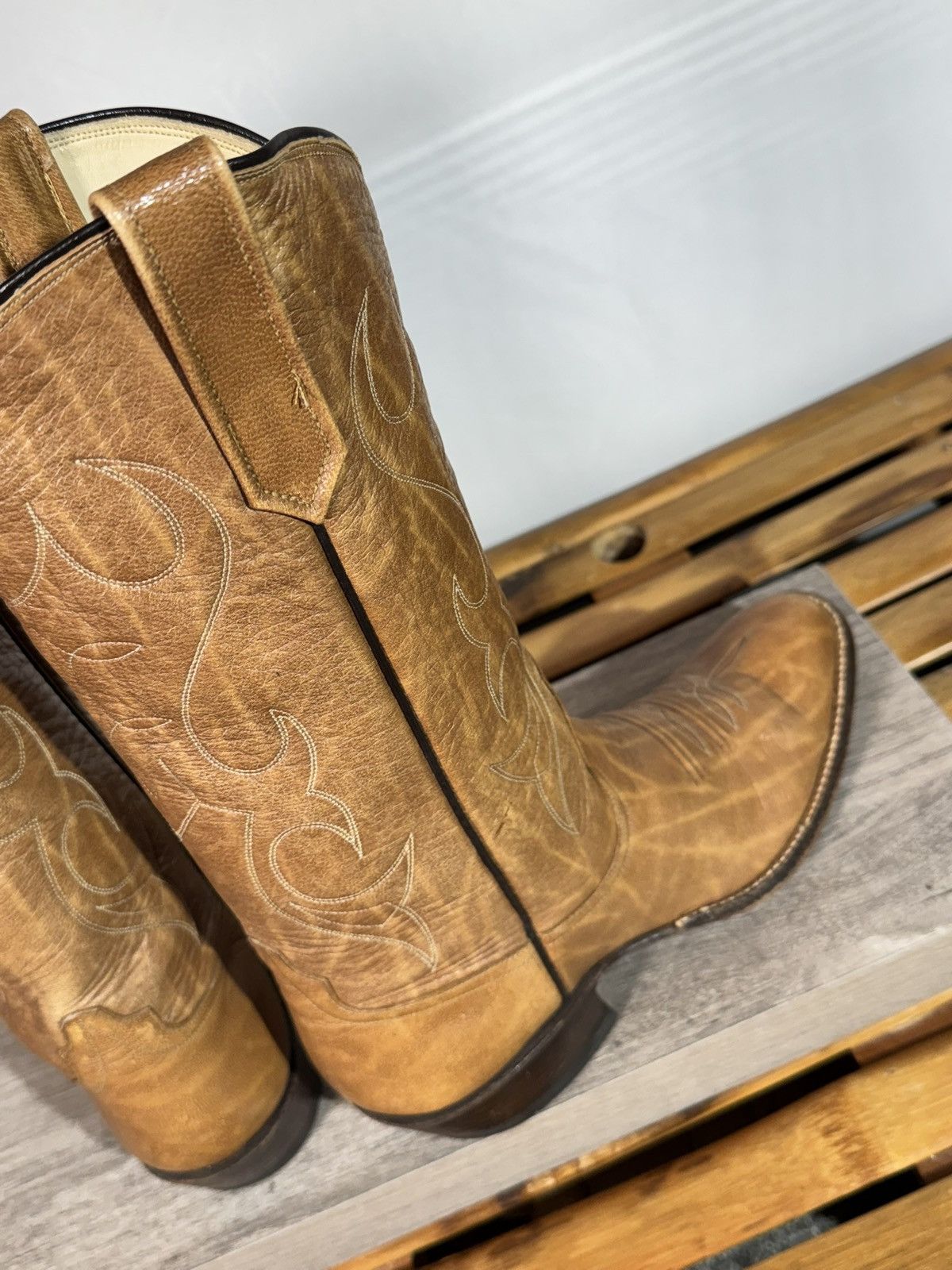 Rios of Mercedes Rios of Mercedes Men’s Royal Calfskin Cowboy Boots Size 7.5B Size US 7.5 / EU 40-41 - 7 Thumbnail