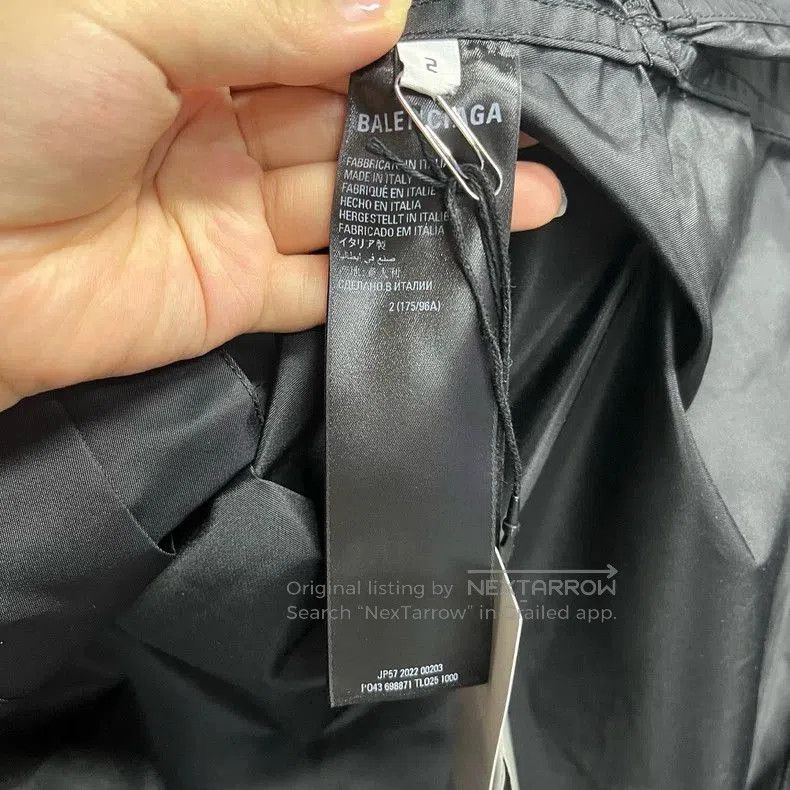 Balenciaga Balenciaga Black Logo Zip Jacket. Size US M / EU 48-50 / 2 - 3 Thumbnail