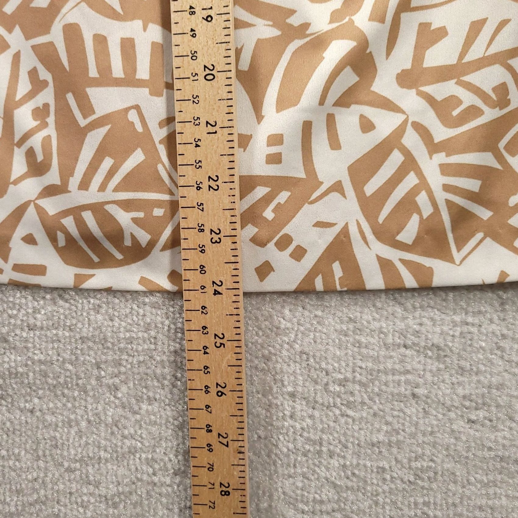 Vintage VINTAGE KoKo Knits of California White Brown Geometric Blouse Size 8 Button Up Shirt Womens Size M / US 6-8 / IT 42-44 - 6 Thumbnail